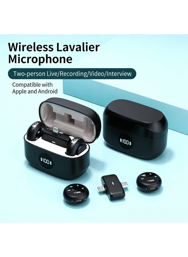K31 Pro Mini Magnetic Wireless Mic Button Clip-on Microphone for Mobile Phone Portable Audio Recording for YouTube and Interviews - Image 2